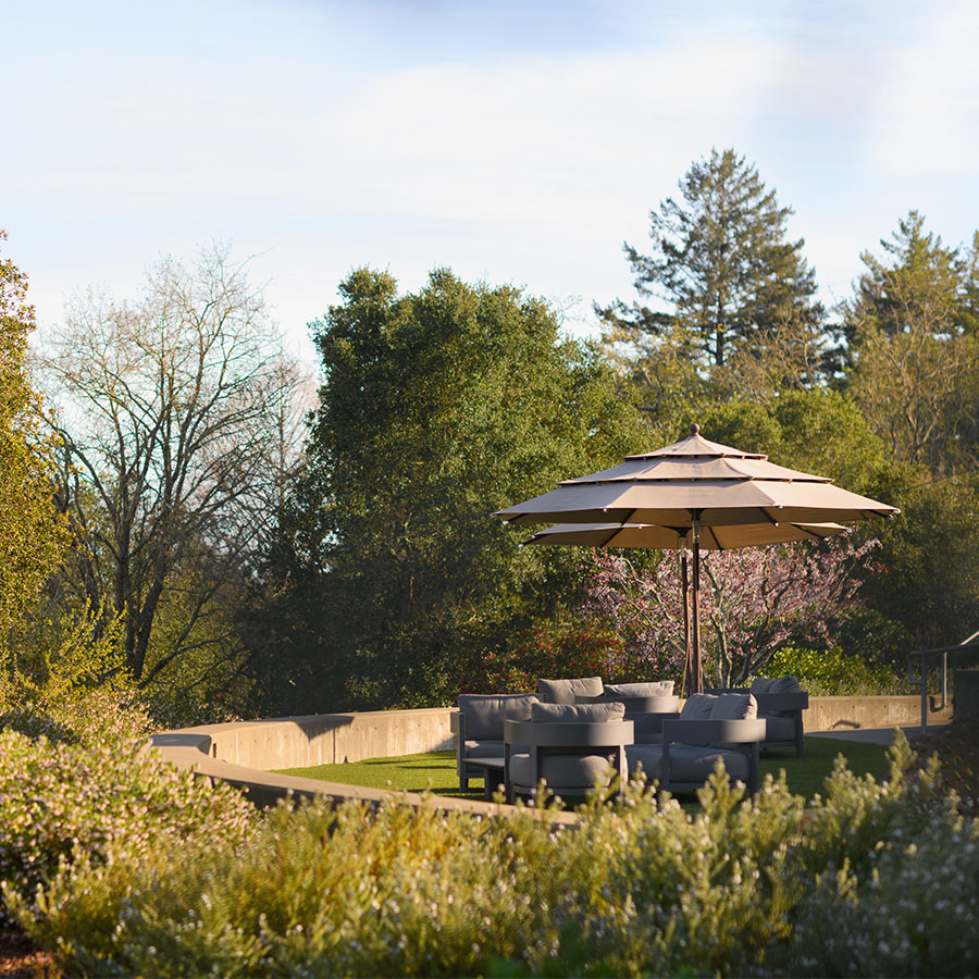 Winery grounds at Twomey Healdsburg