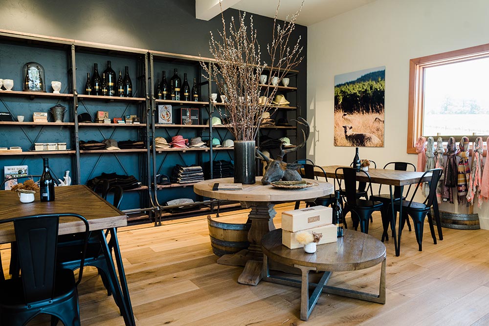 Interior of Twomey Philo tasting room