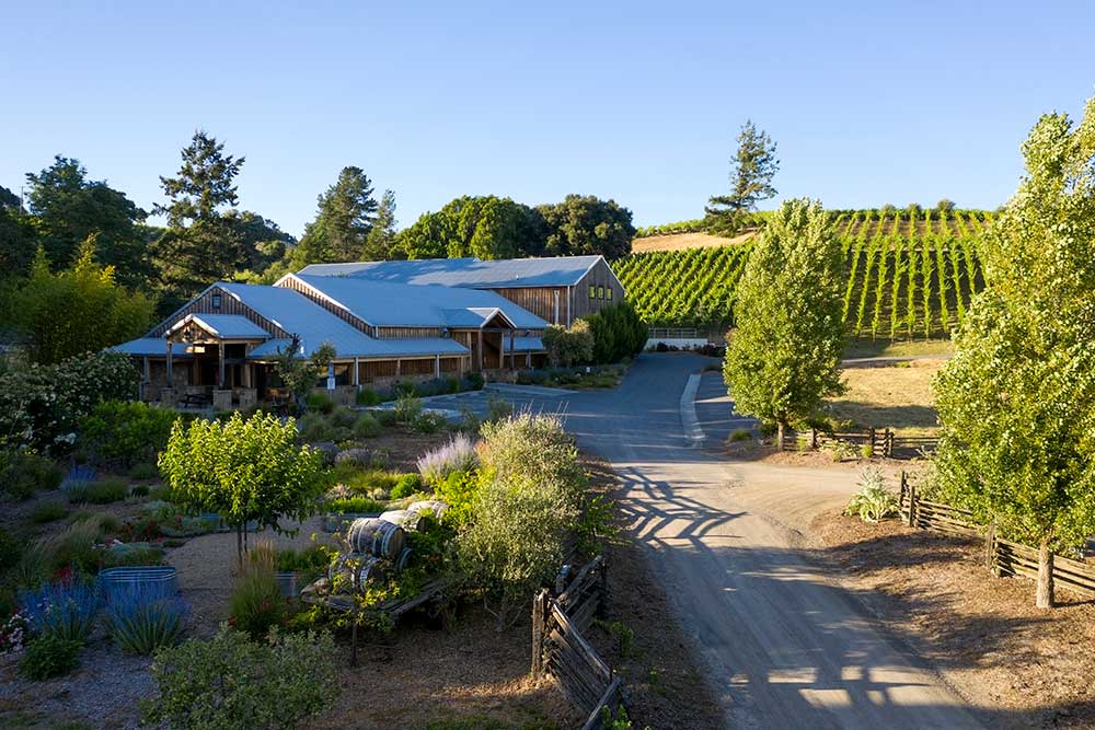 Twomey tasting room in Anderson Valley